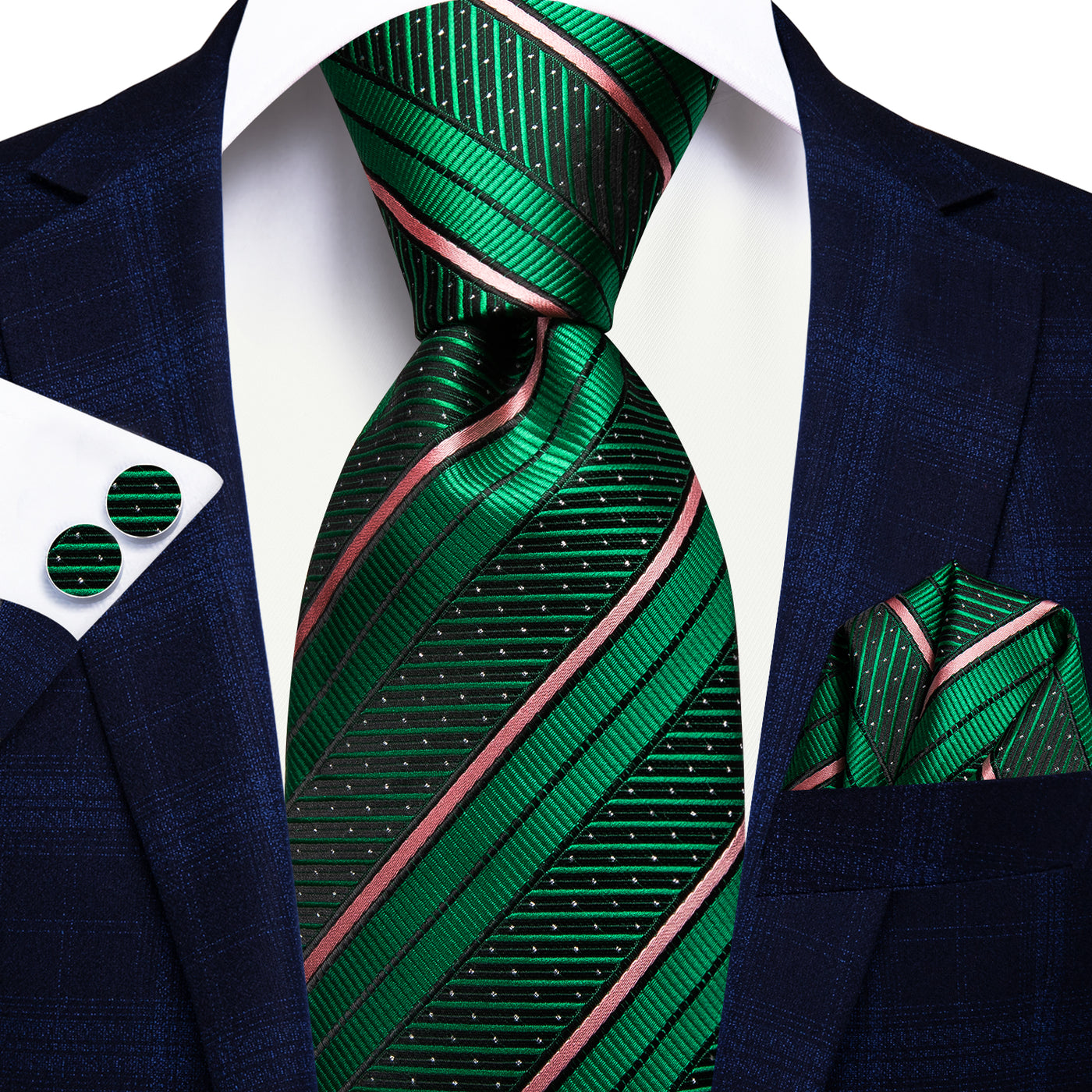 GentCrest Green Classic Tie Sets - Image 5