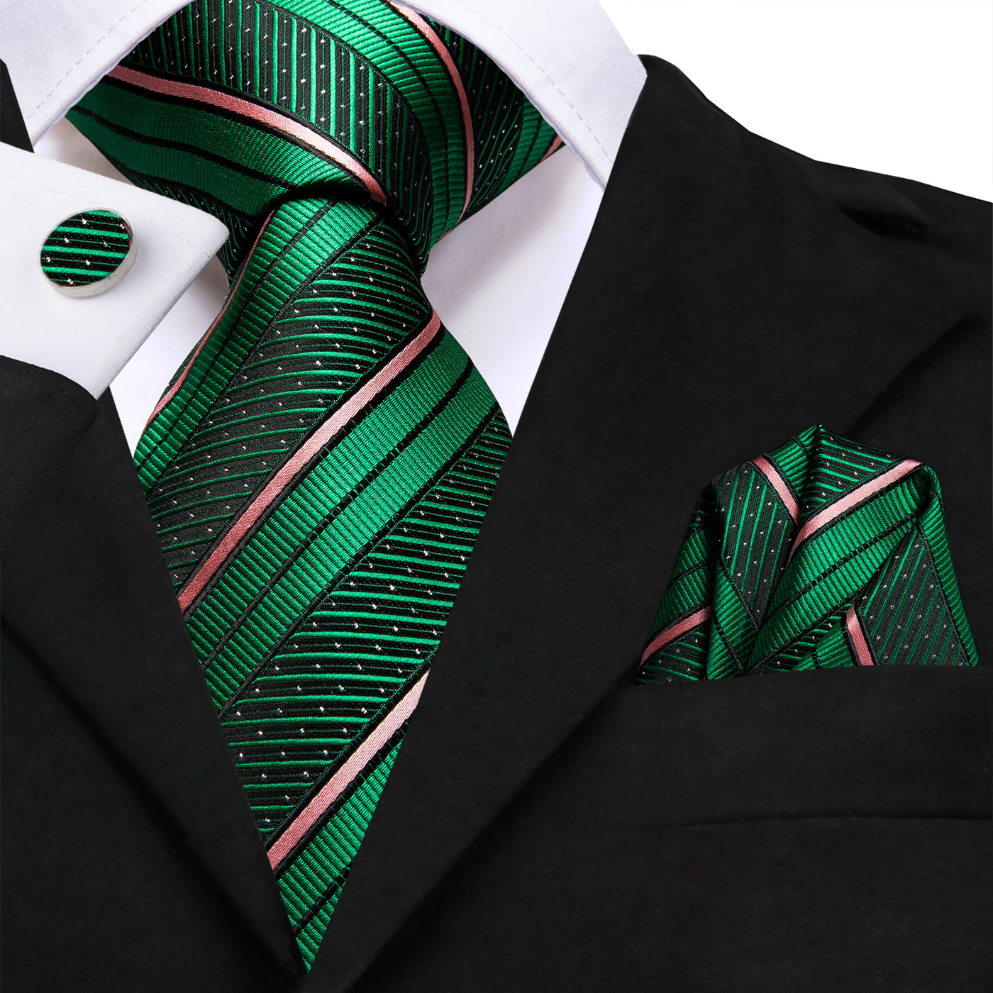 GentCrest Green Classic Tie Sets - Image 1