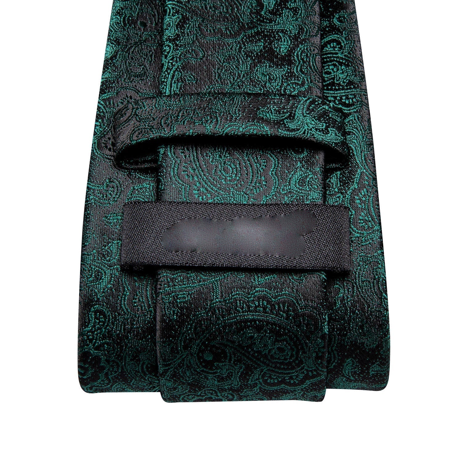 GentCrest Black Paisley Tie Hanky Cufflinks Set - Image 7