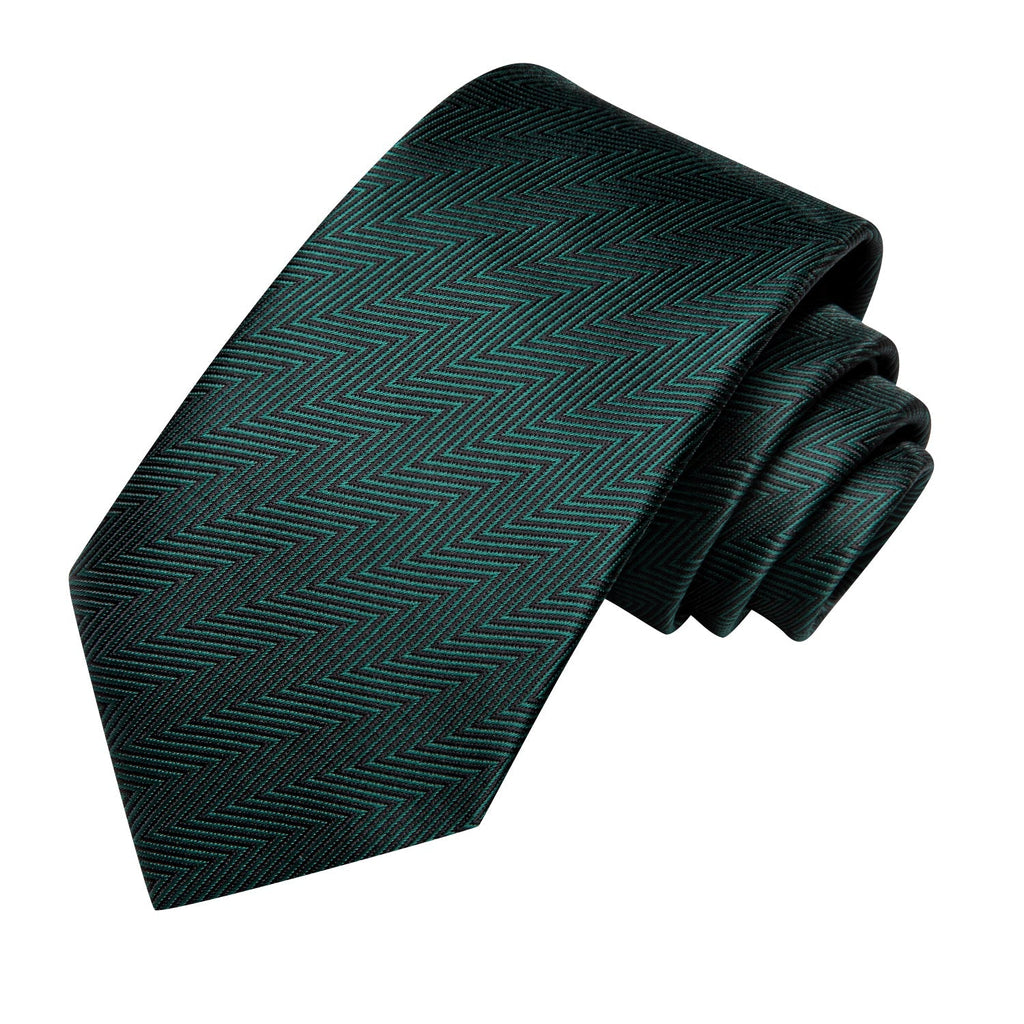 GentCrest Red Textured Tie Hanky Cufflinks Set - Image 6