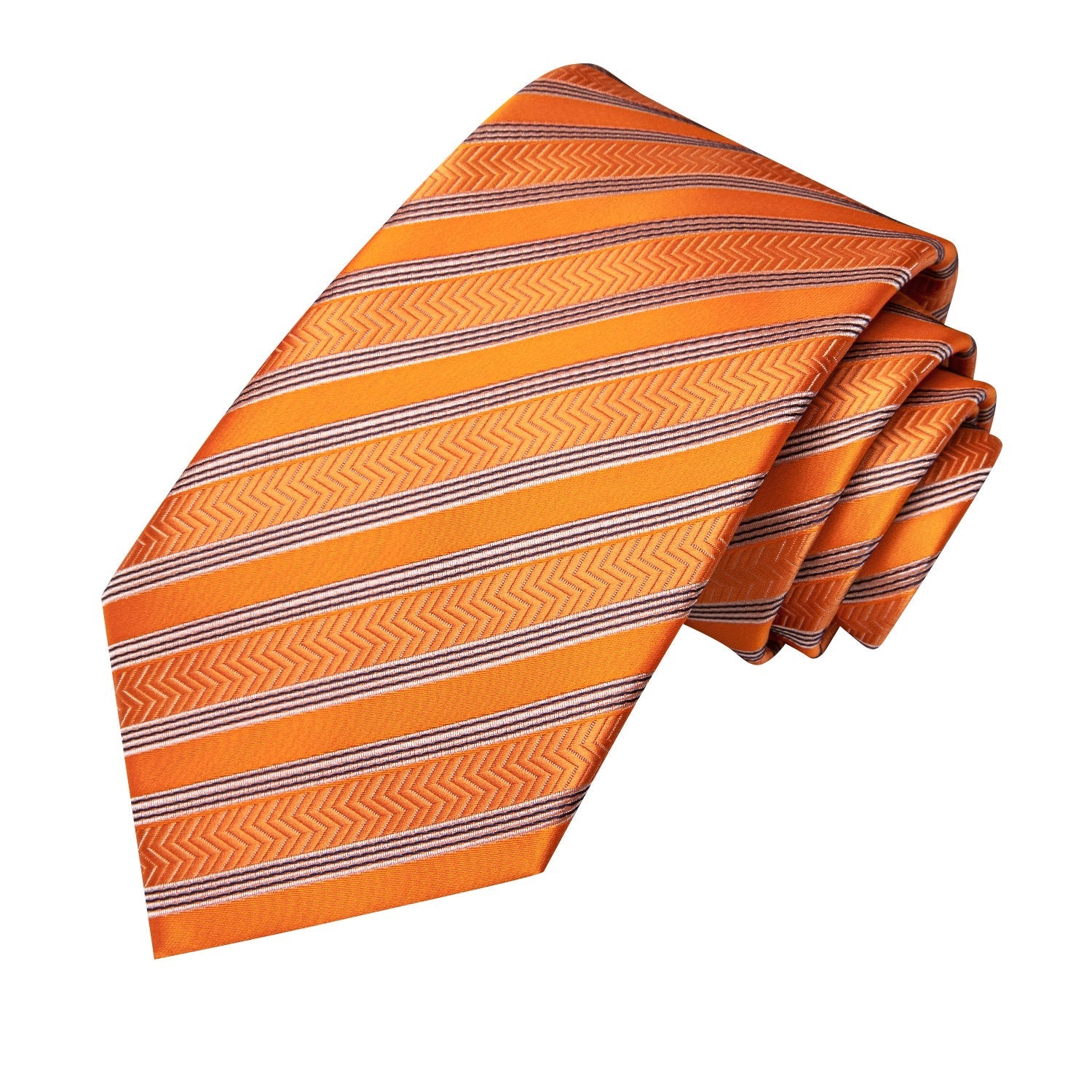 GentCrest Black Striped Tie Hanky Cufflinks Set - Image 3