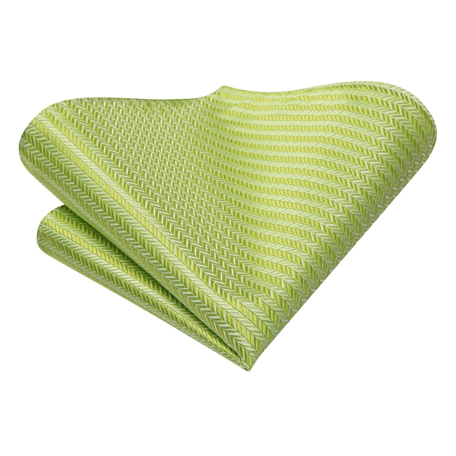 GentCrest Green Striped Tie Hanky Cufflinks Set - Image 5
