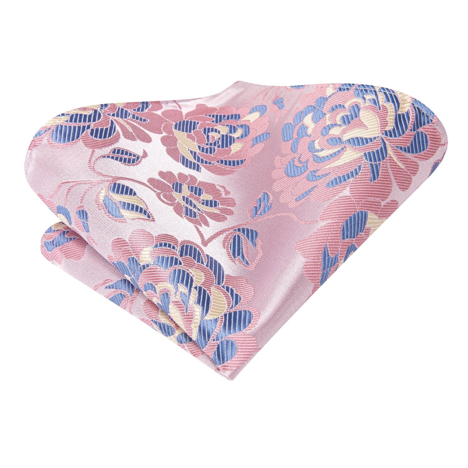 GentCrest Blue Floral Tie Hanky Cufflinks Set - Image 5