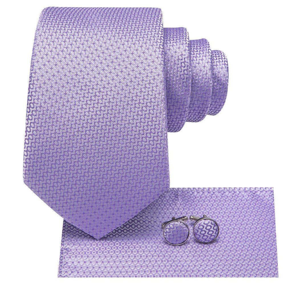 GentCrest Classic Geometric Tie Hanky Cufflinks Set - Image 3