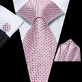 GentCrest Red Polka Dot Tie Hanky Cufflinks Set - Image 1
