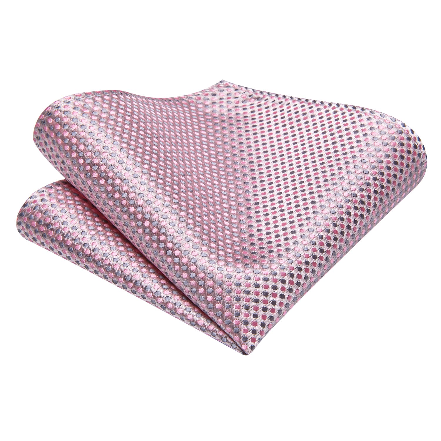 GentCrest Pink Polka Dot Tie Hanky Cufflinks Set - Image 5