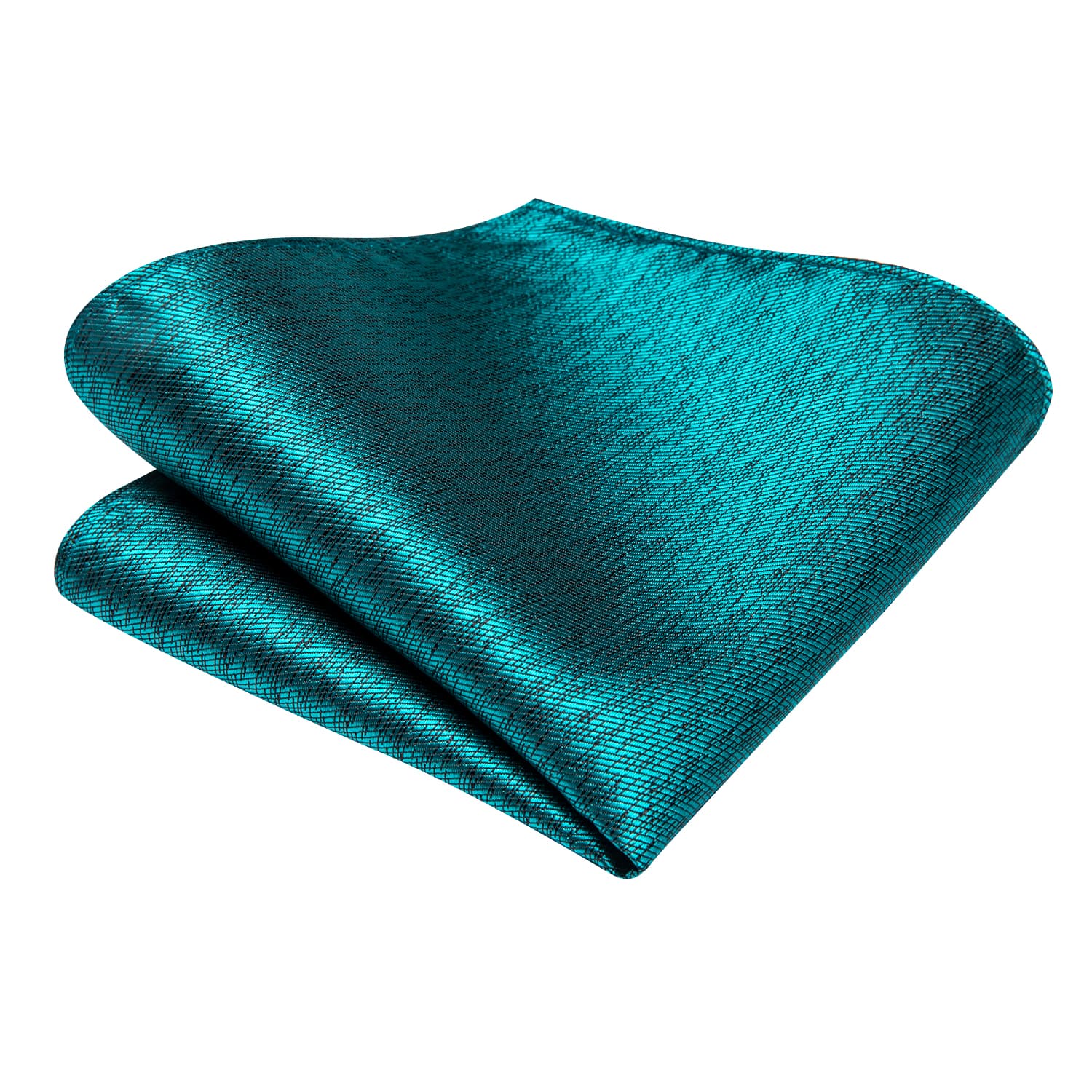 GentCrest Blue Solid Tie Hanky Cufflinks Set - Image 5
