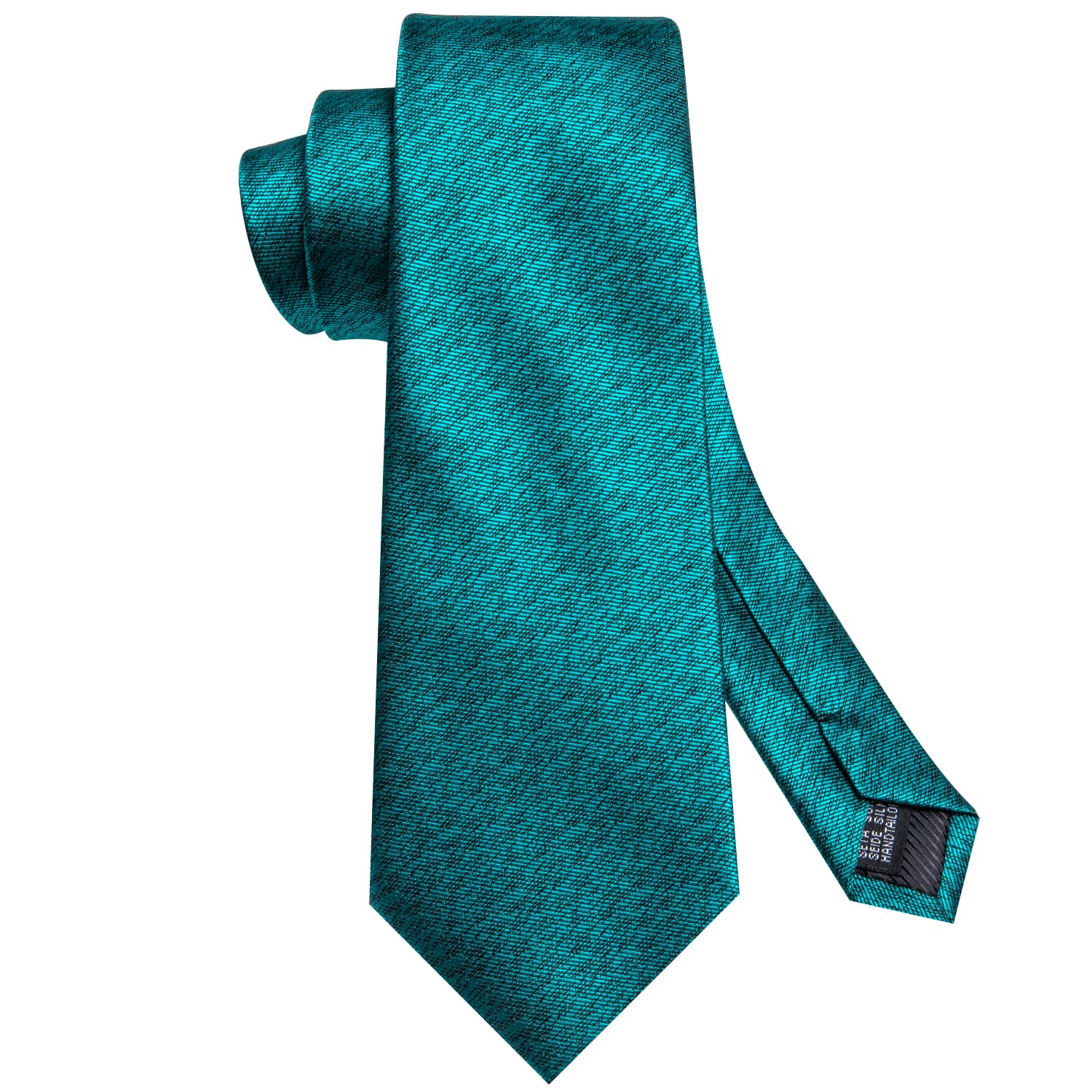 GentCrest Blue Solid Tie Hanky Cufflinks Set - Image 4
