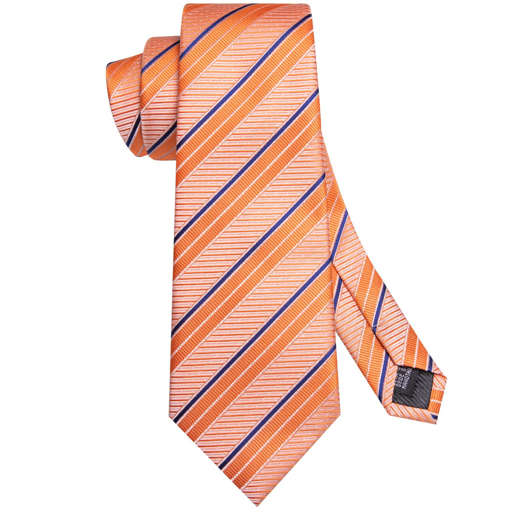 GentCrest Blue Striped Tie Hanky Cufflinks Set - Image 4