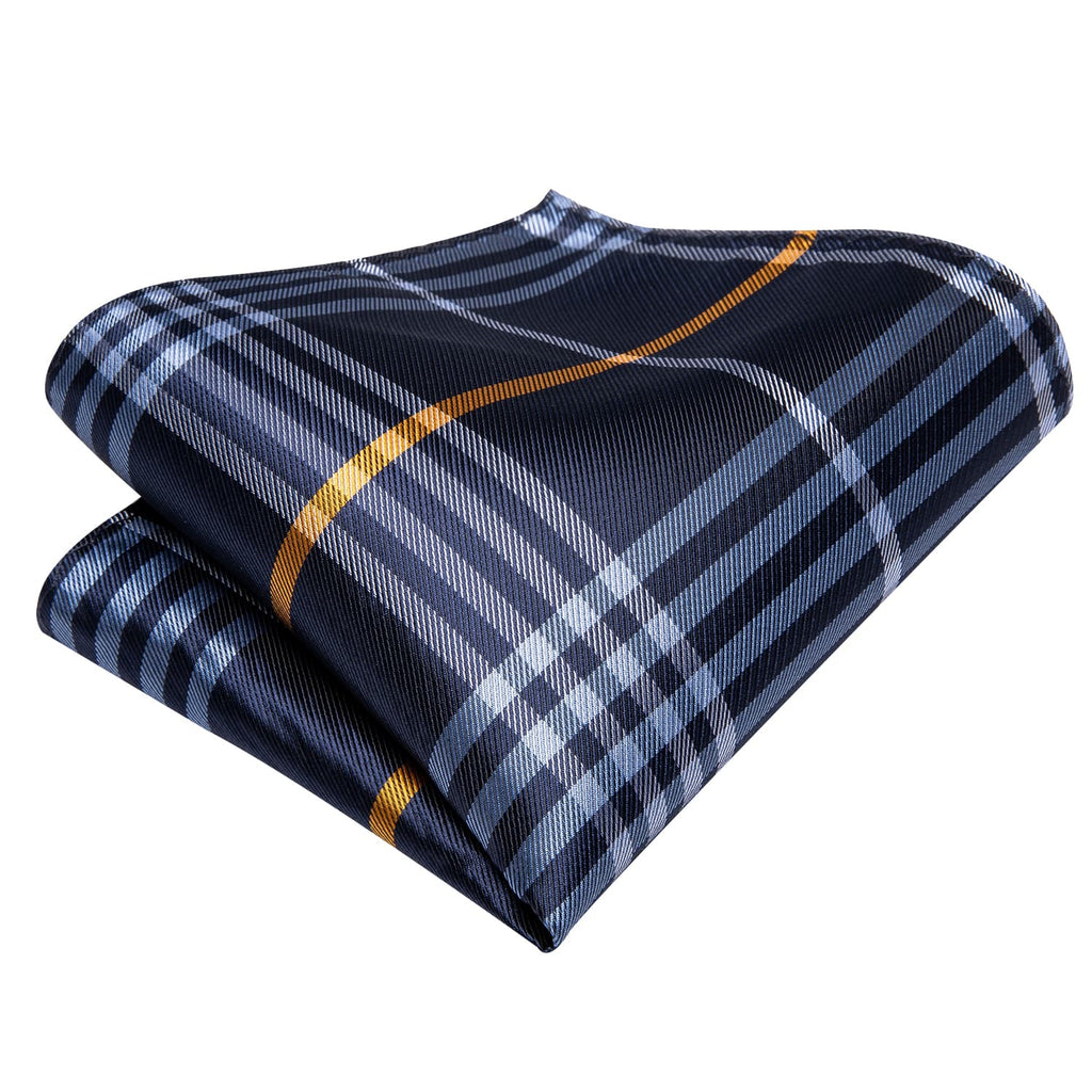 GentCrest Blue Striped Tie Hanky Cufflinks Set - Image 5