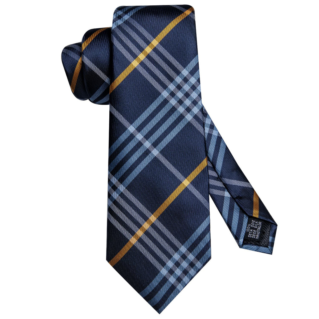 GentCrest Blue Striped Tie Hanky Cufflinks Set - Image 4