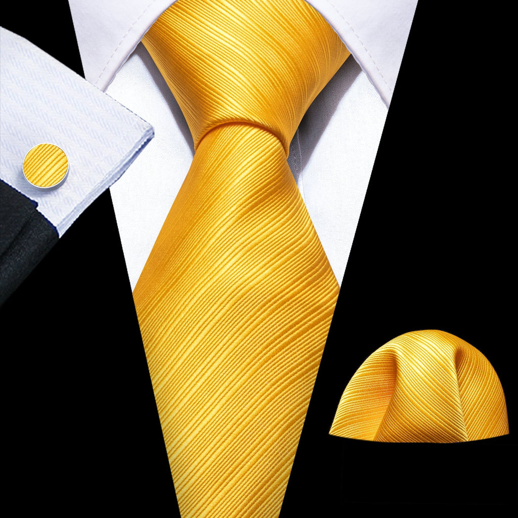 Sun Rays Silk Tie Set - GentCrest