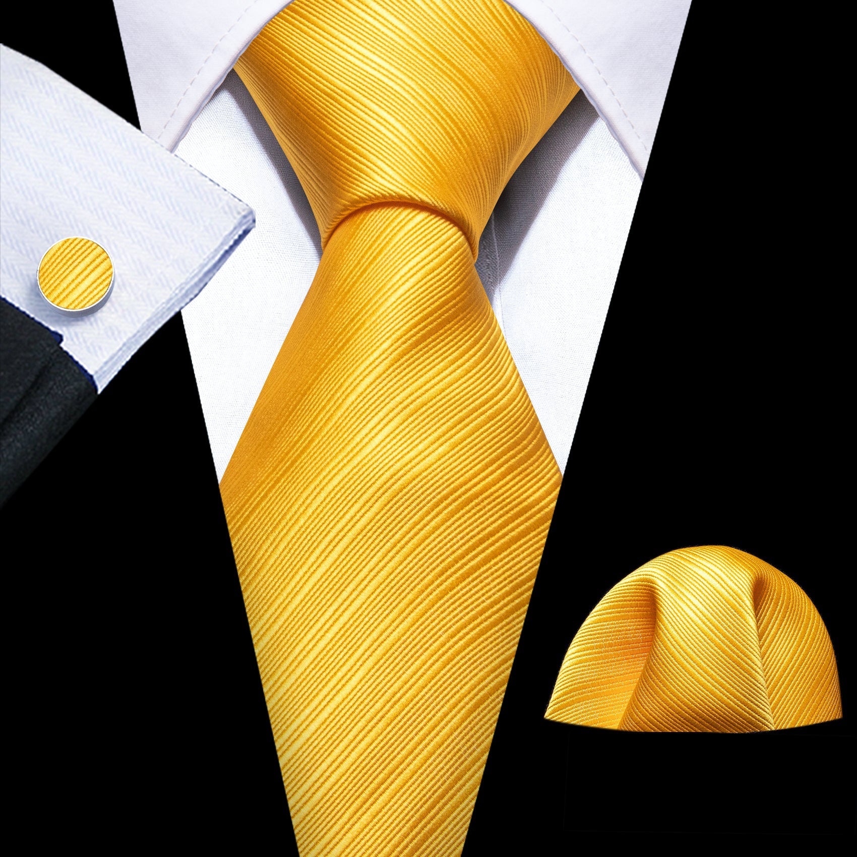 Sun Rays Silk Tie Set - GentCrest