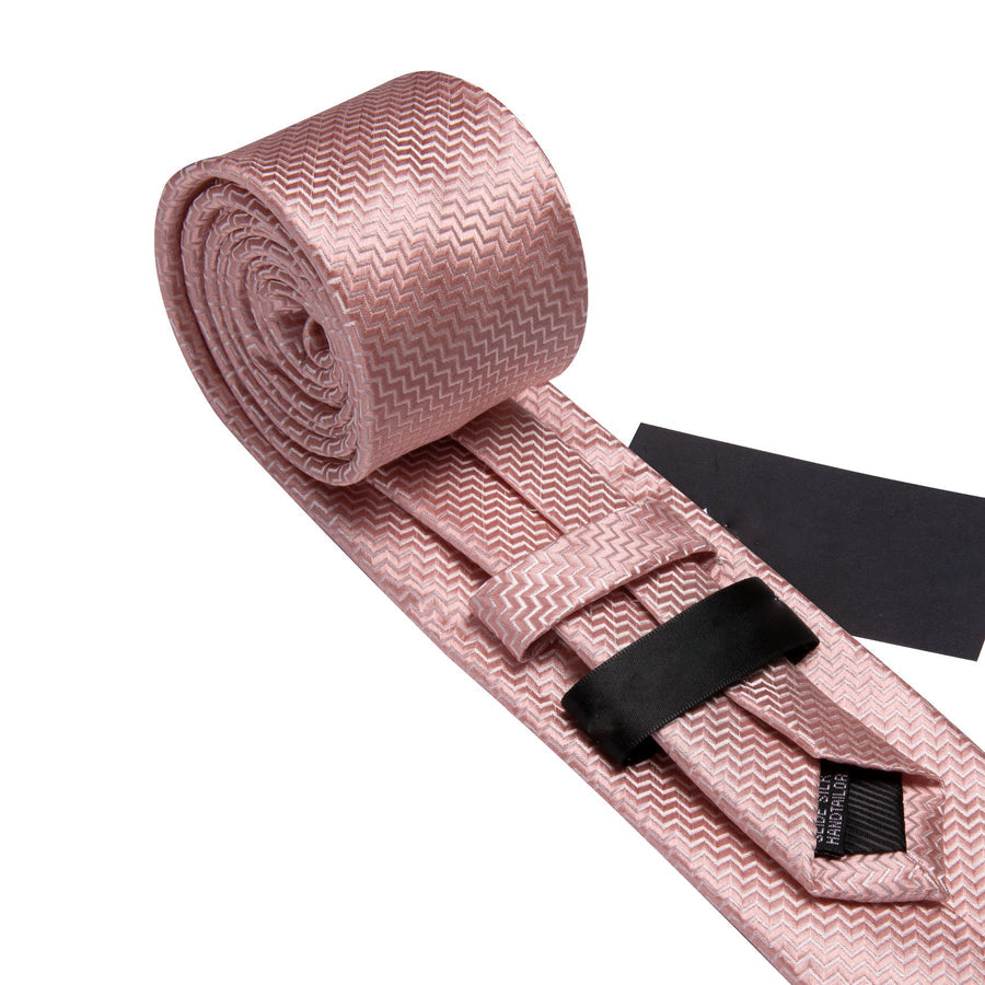 Pink Ornament XL Silk Tie Set - GentCrest - View 6