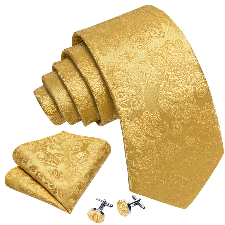 GentCrest Gold Paisley Tie Sets - Image 2