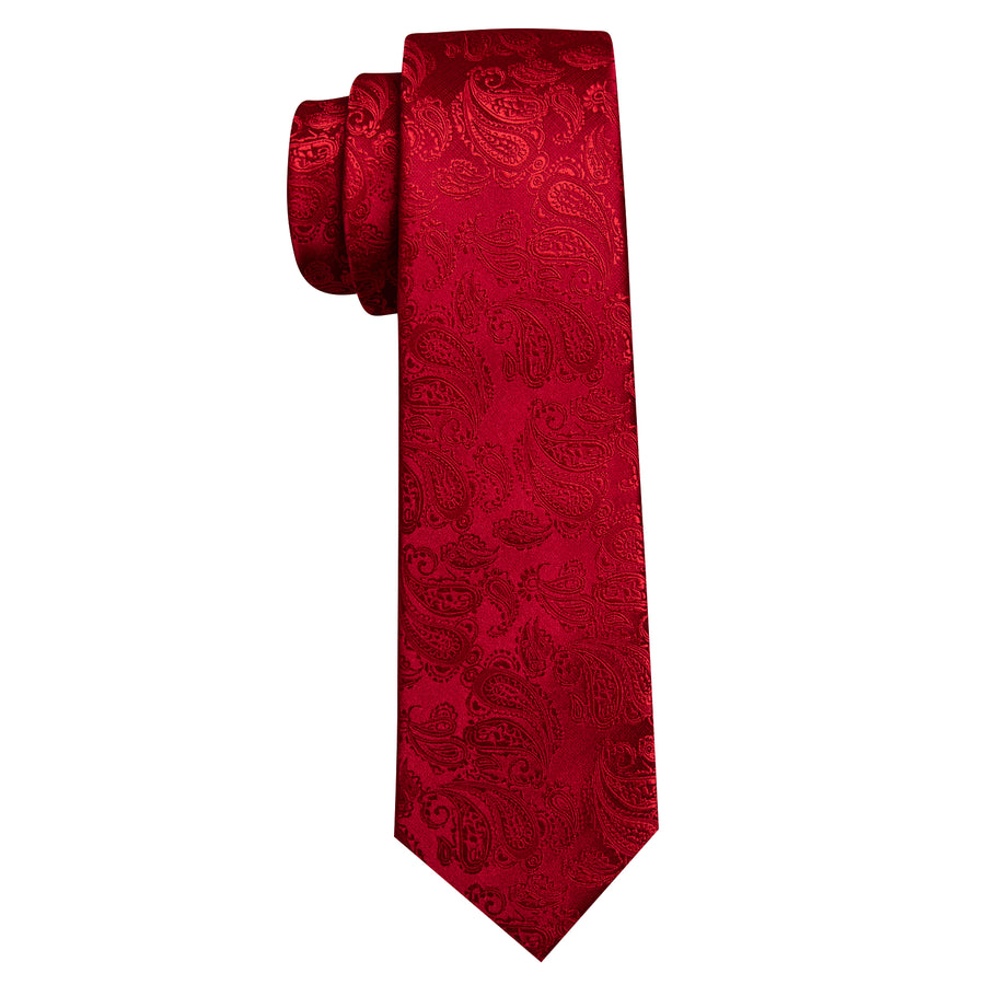GentCrest Red Paisley Tie Sets - Image 4
