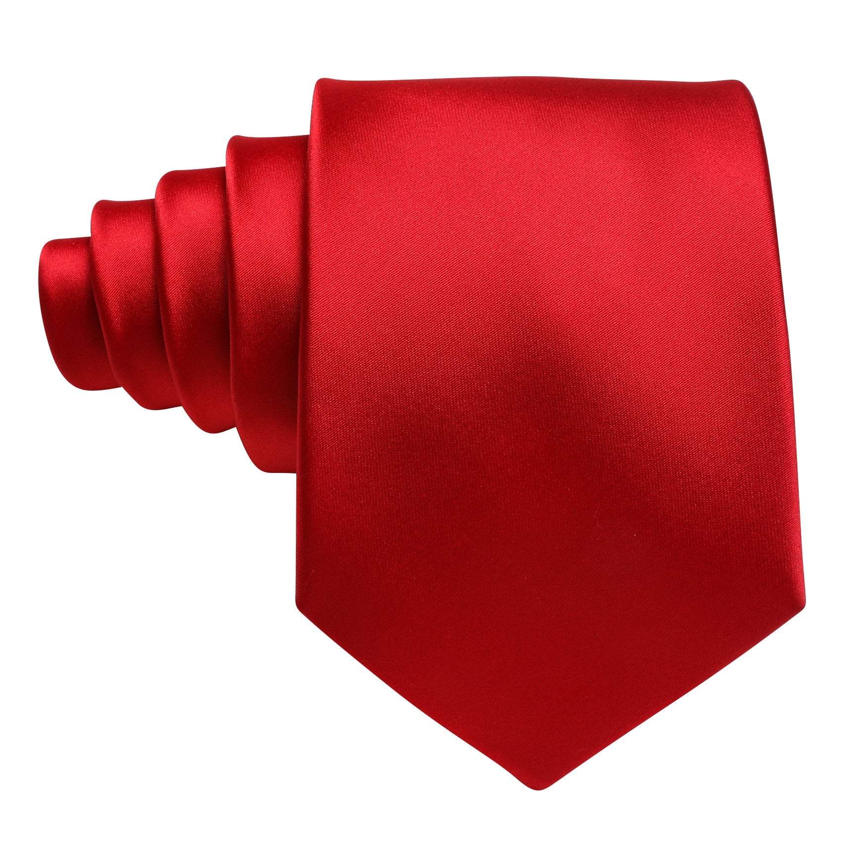 GentCrest Red Solid Tie Hanky Cufflinks Set - Image 3