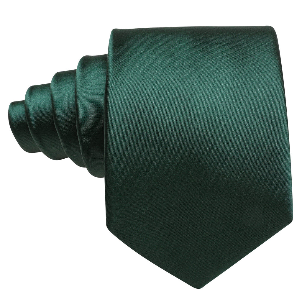 GentCrest Green Solid Tie Hanky Cufflinks Set - Image 3