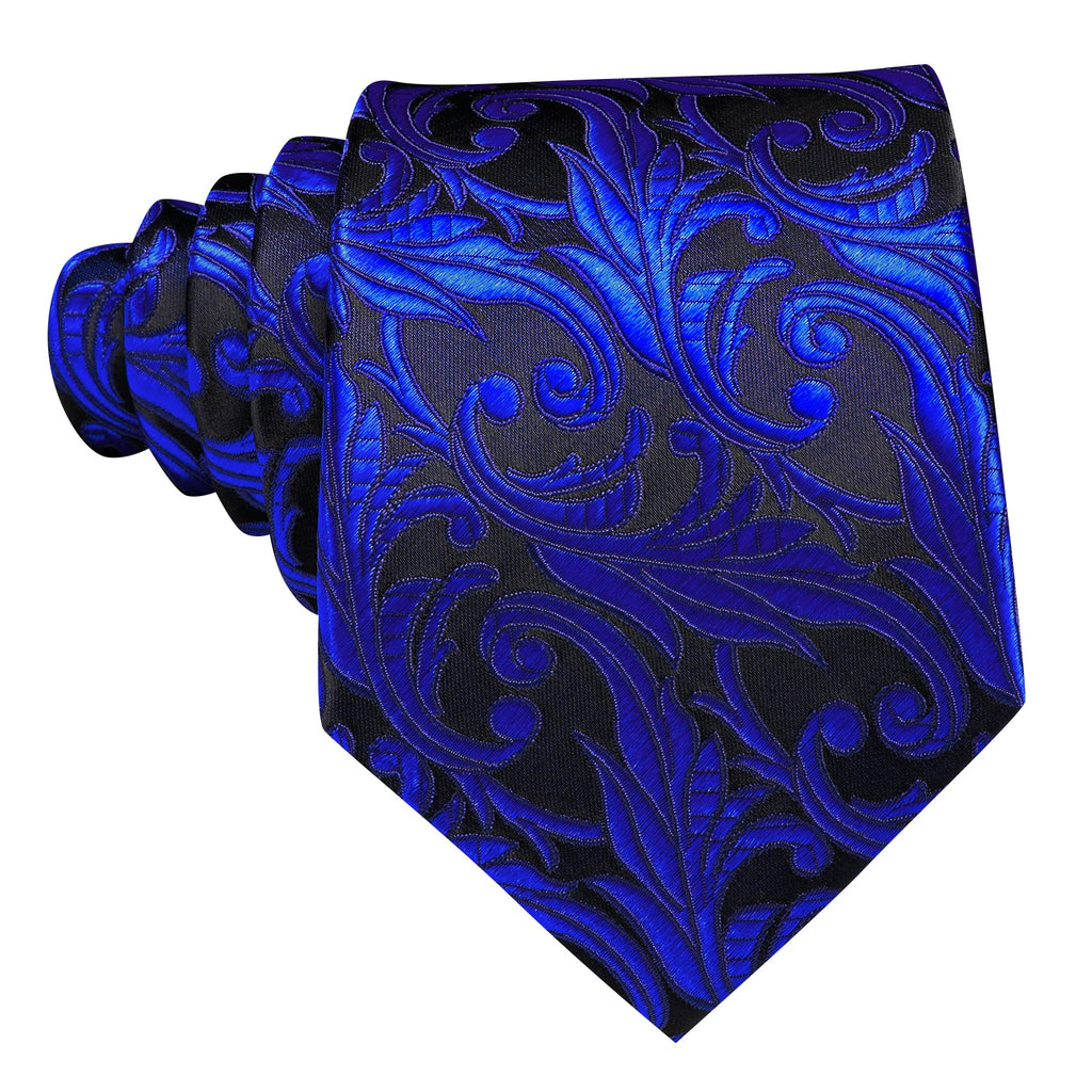 GentCrest Blue Paisley Tie Hanky Cufflinks Set - Image 4