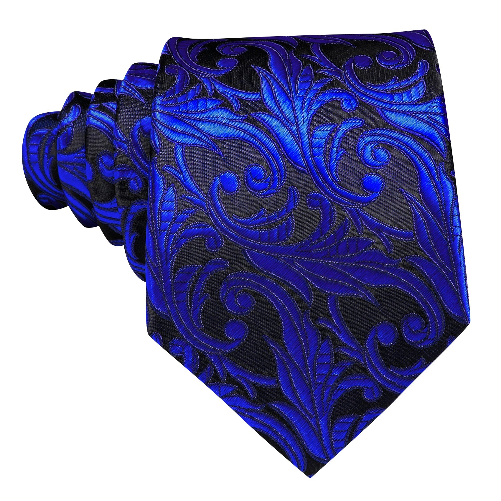 GentCrest Blue Paisley Tie Hanky Cufflinks Set - Image 4