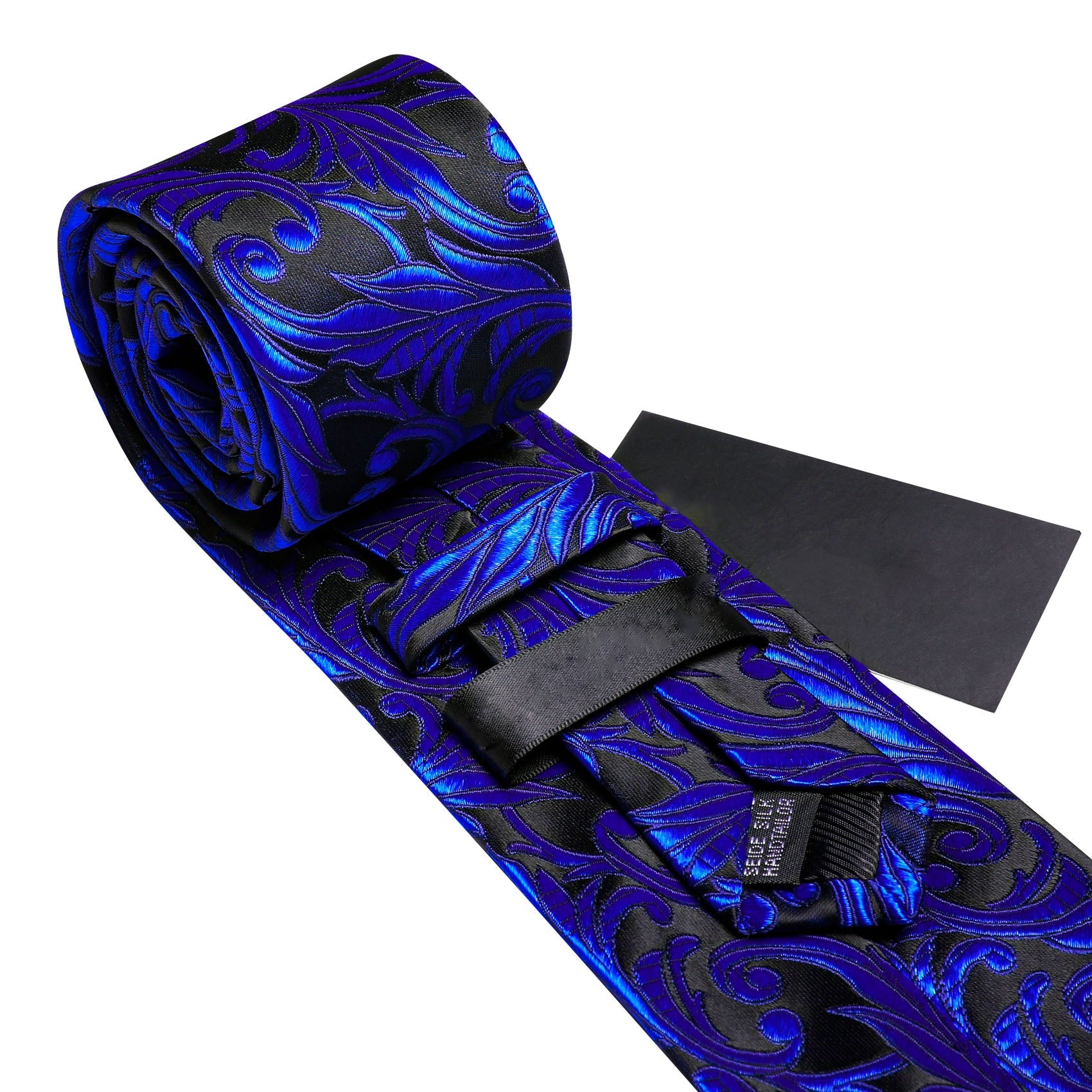 GentCrest Blue Paisley Tie Hanky Cufflinks Set - Image 3