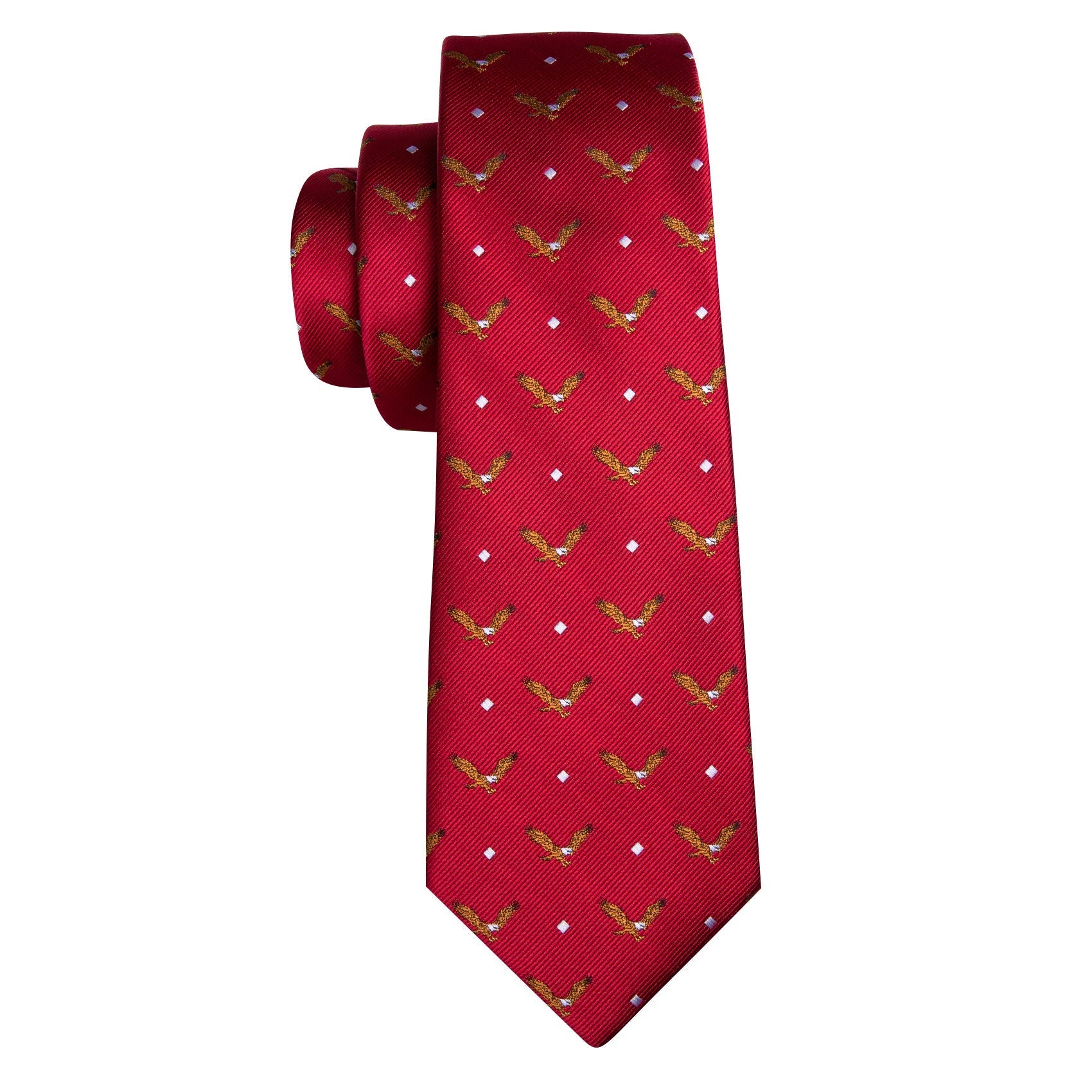 Eagle Crest Silk Tie Set - GentCrest - View 4