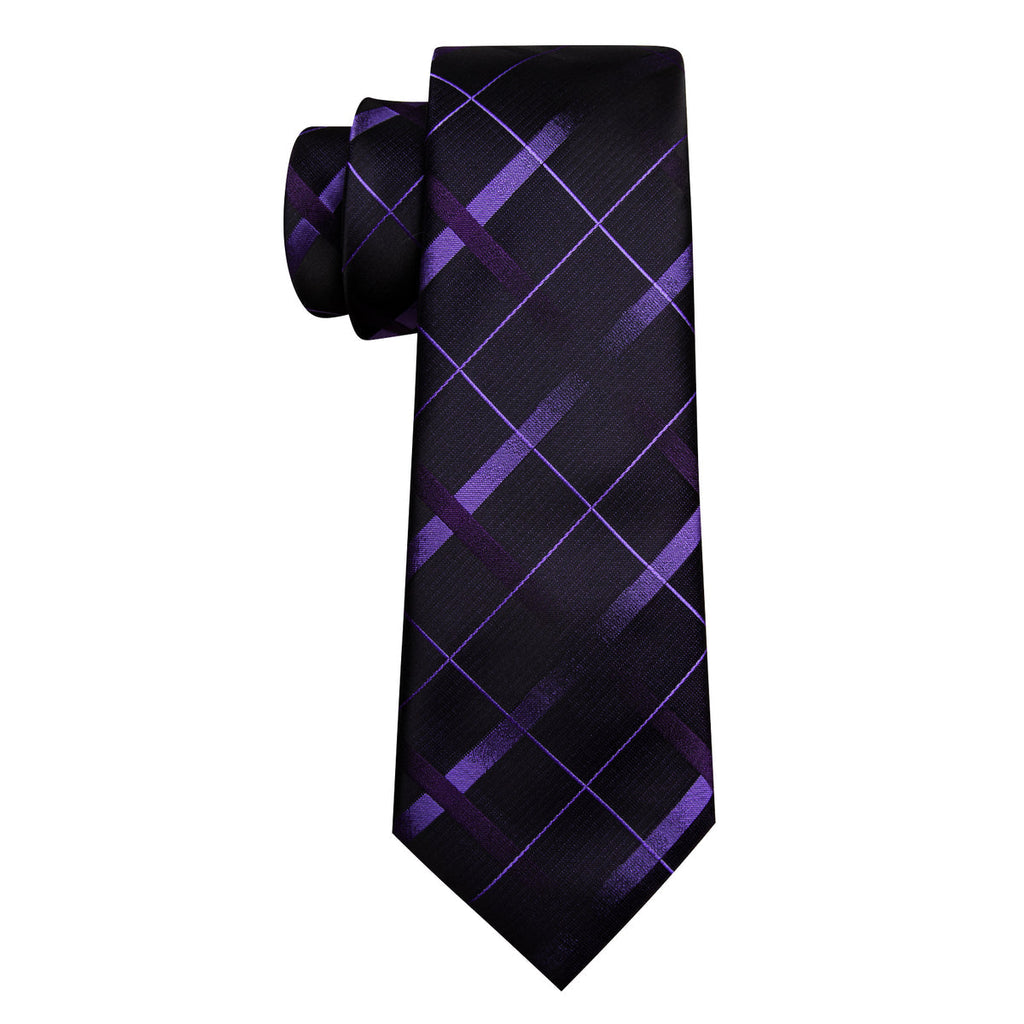 GentCrest Black Plaid Tie Sets - Image 5