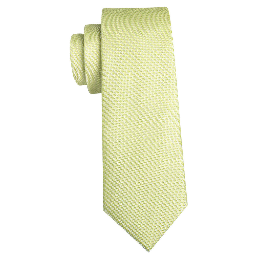 Mist Green Solid Silk Tie Set - GentCrest - View 5