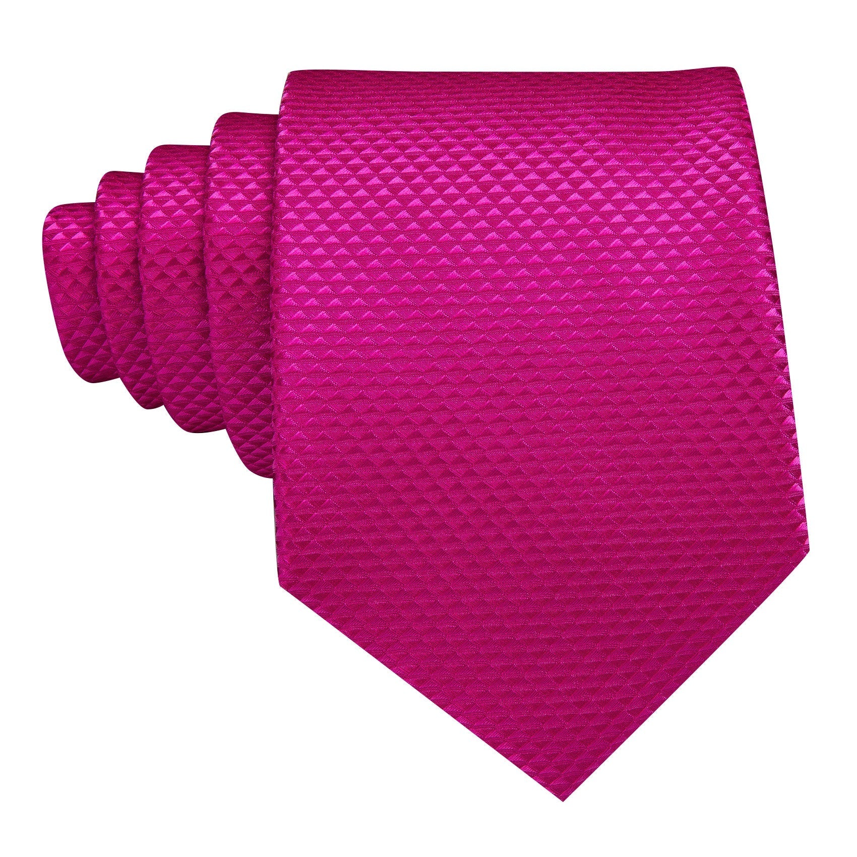 GentCrest Red Floral Tie Hanky Cufflinks Set - Image 4