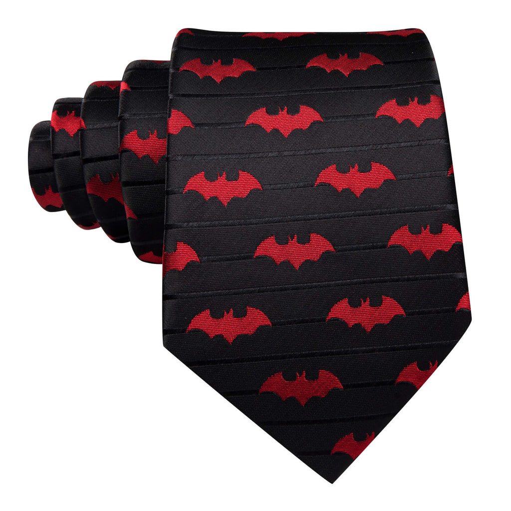 GentCrest Black Novelty Tie Hanky Cufflinks Set - Image 4