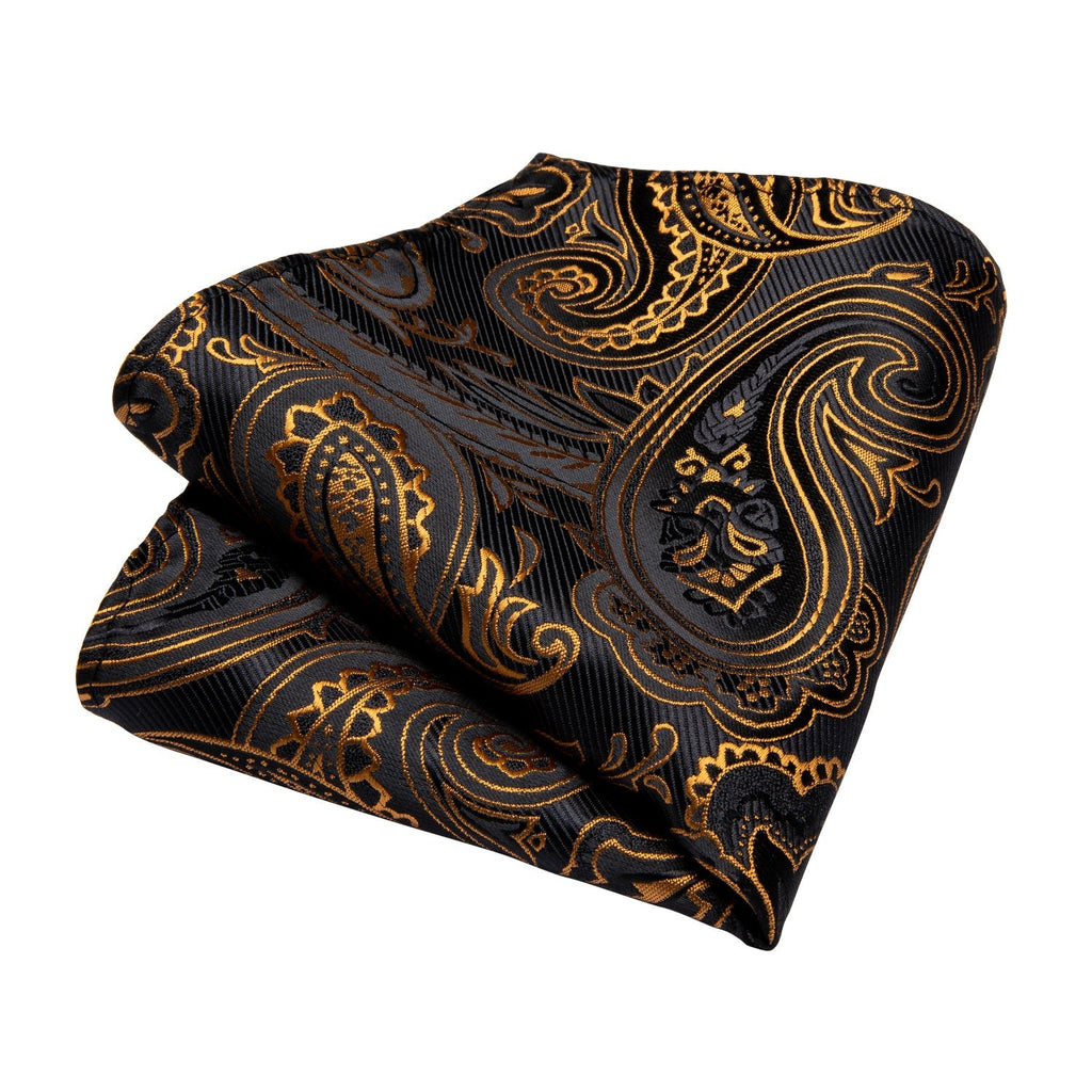 GentCrest Gold Paisley Tie with Rings - Image 4