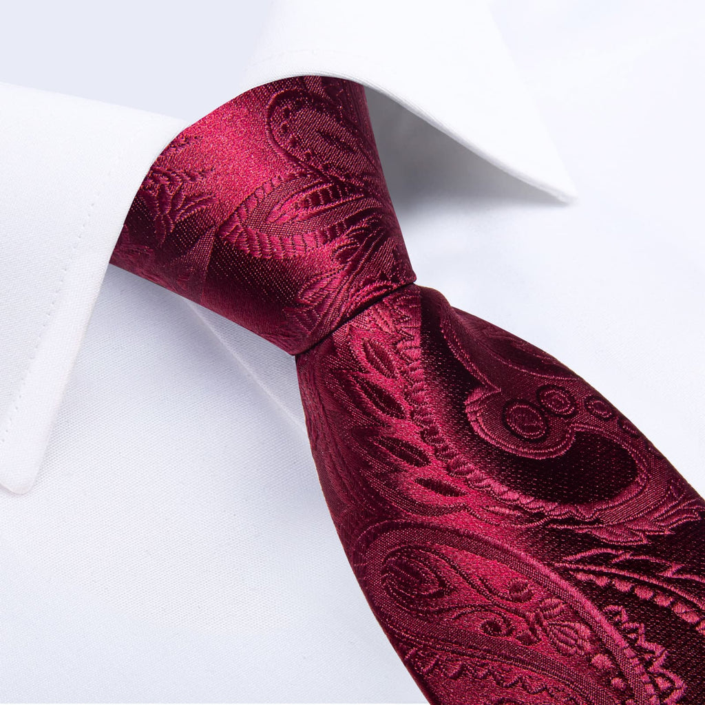 GentCrest Red Paisley Vest Set - Image 4