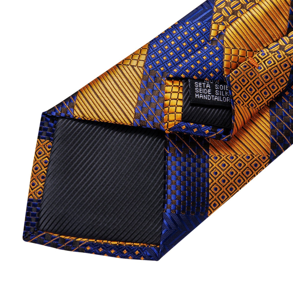 GentCrest Blue Striped Tie with Rings - Image 6