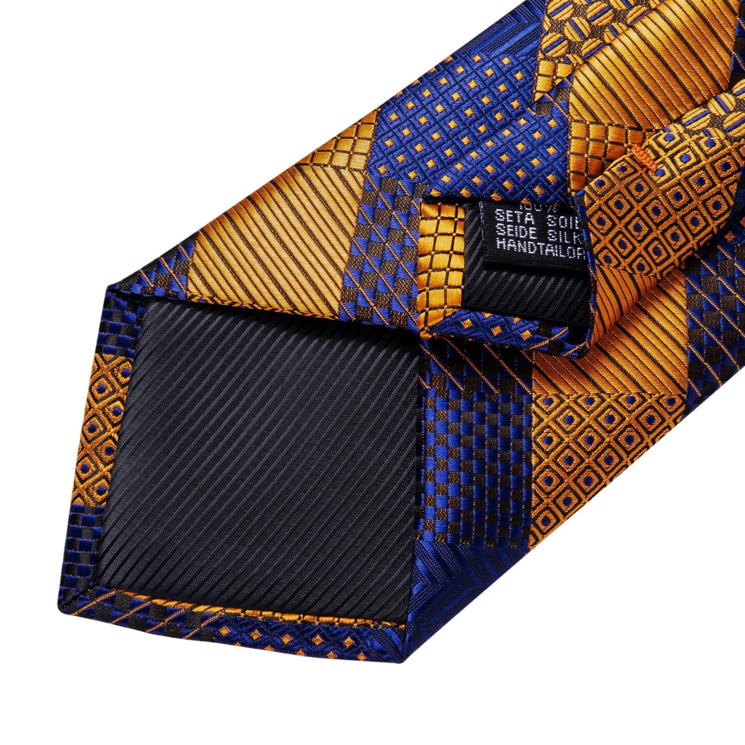 GentCrest Blue Striped Tie with Rings - Image 6