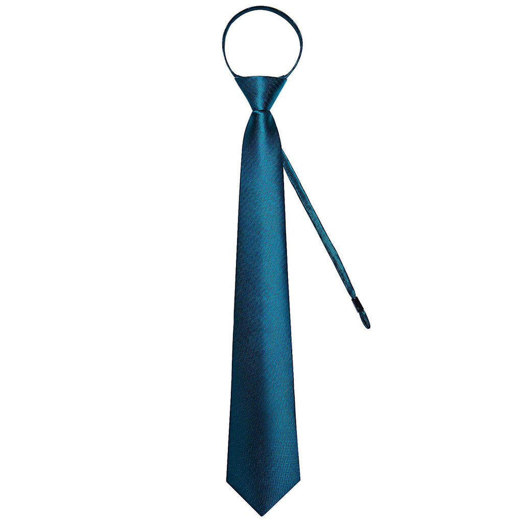 GentCrest Blue Striped Tie Hanky Cufflinks Set - Image 4