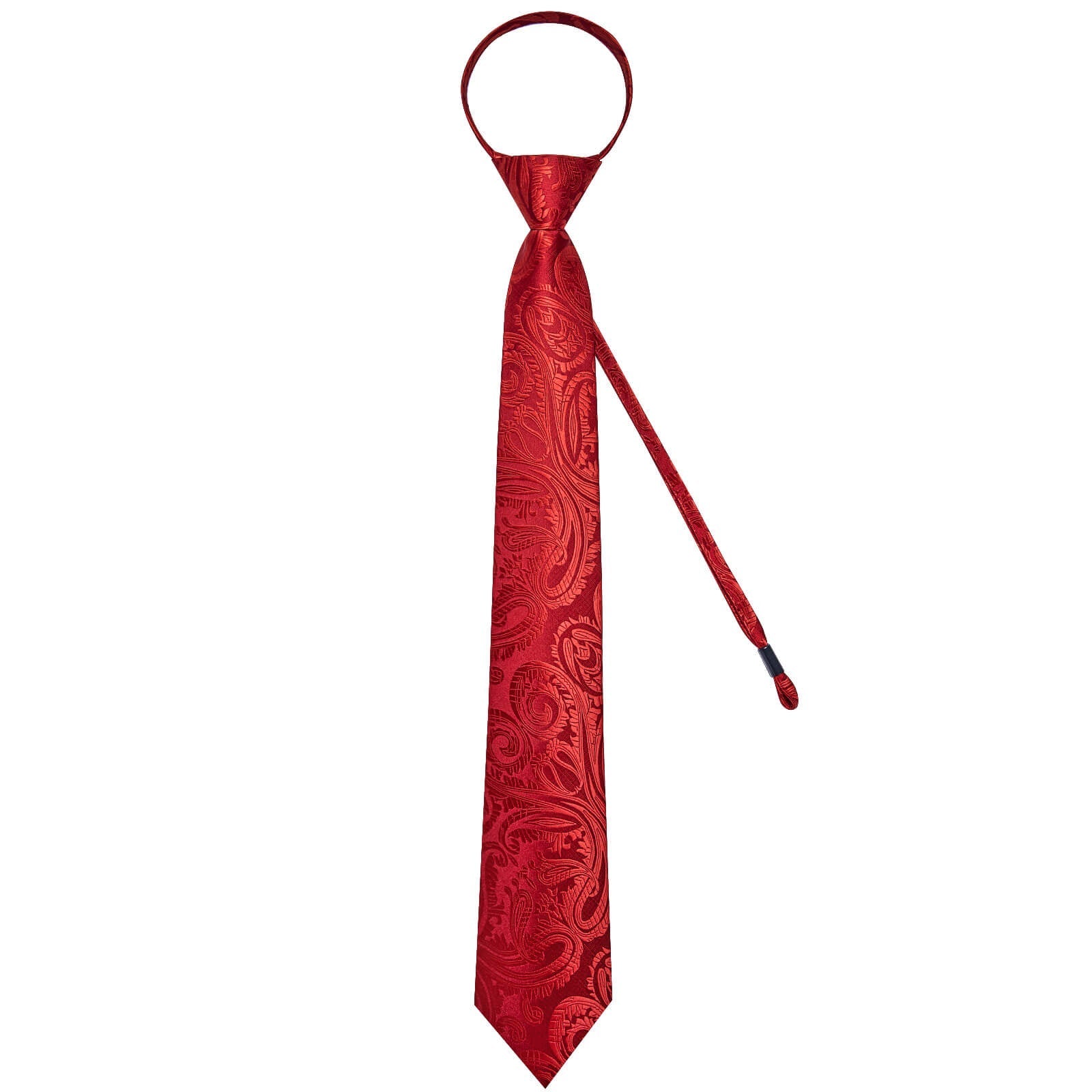 GentCrest Red Paisley Tie Hanky Cufflinks Set - Image 4