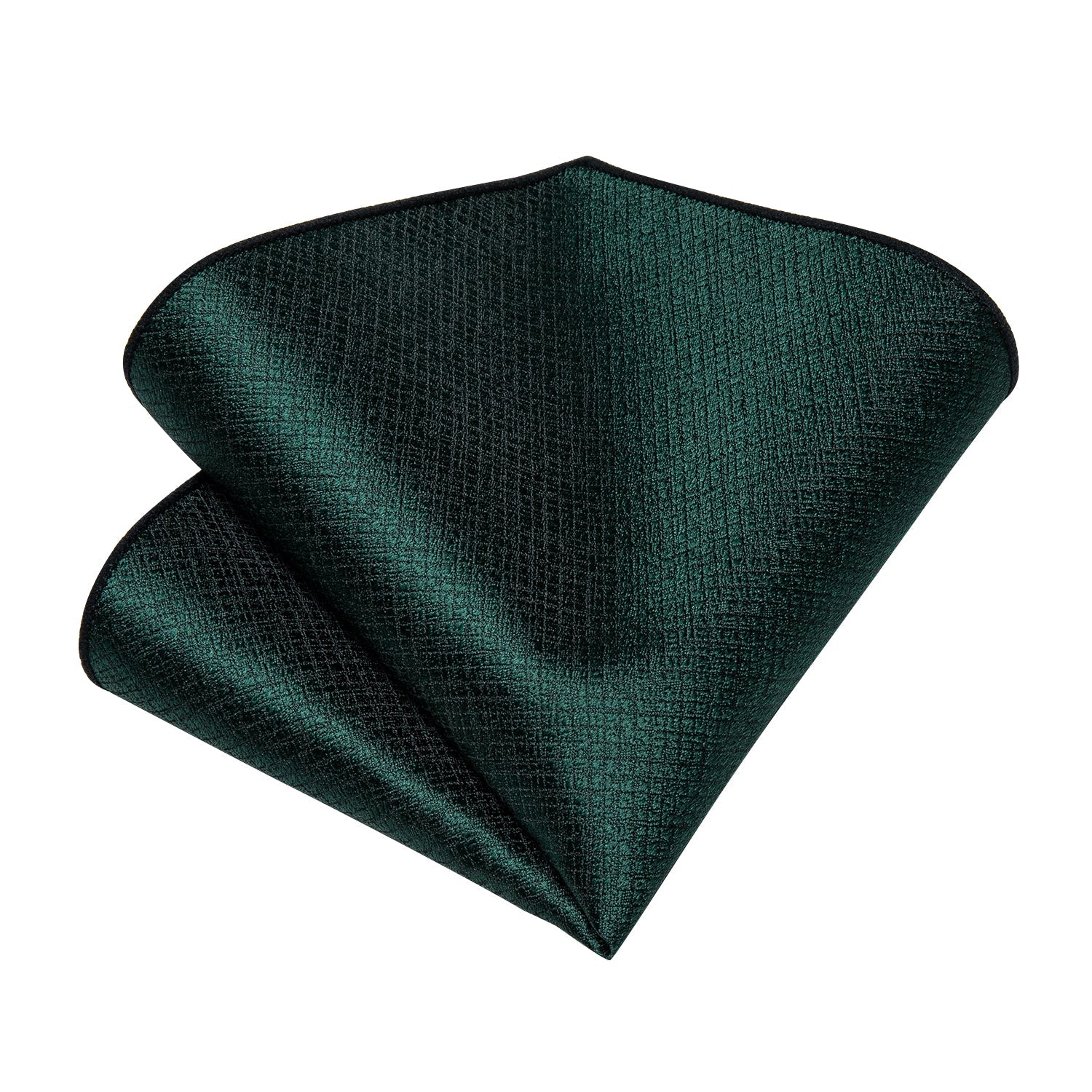 GentCrest Green Plaid Tie with Rings - Image 6