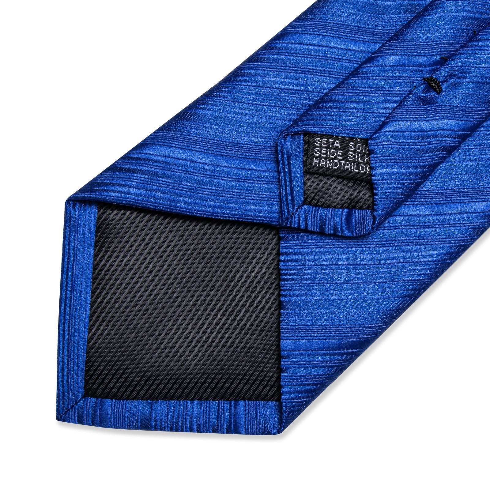 GentCrest Blue Striped Tie with Rings - Image 8