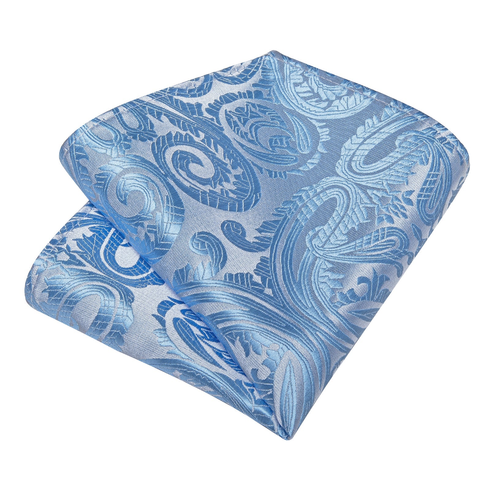 GentCrest Blue Floral Tie with Rings - Image 6