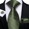 GentCrest Green Novelty Tie Hanky Cufflinks Set - Image 1