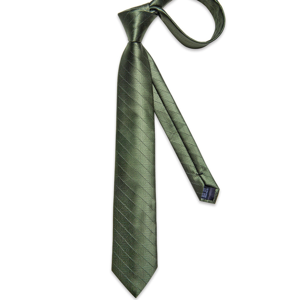 GentCrest Green Novelty Tie Hanky Cufflinks Set - Image 3