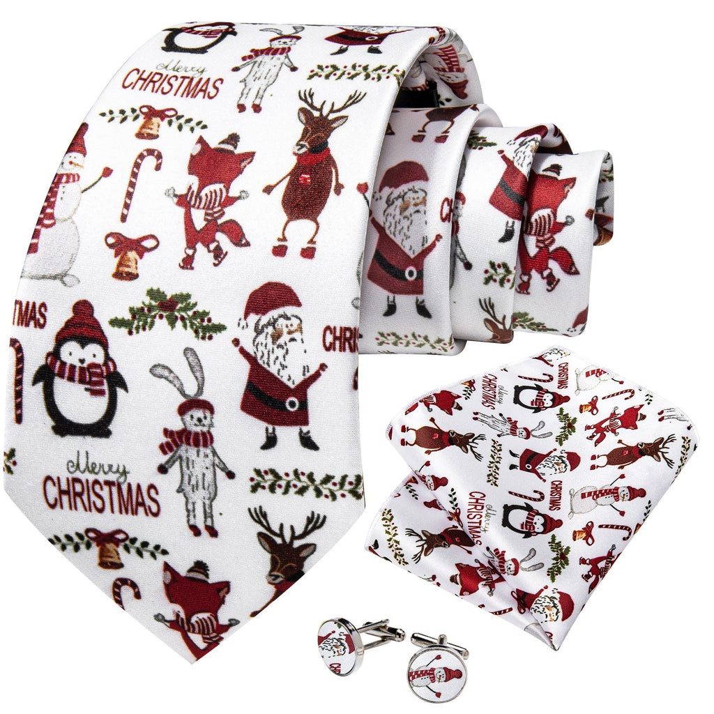 Merry Christmas Silk Tie Set - GentCrest - View 2