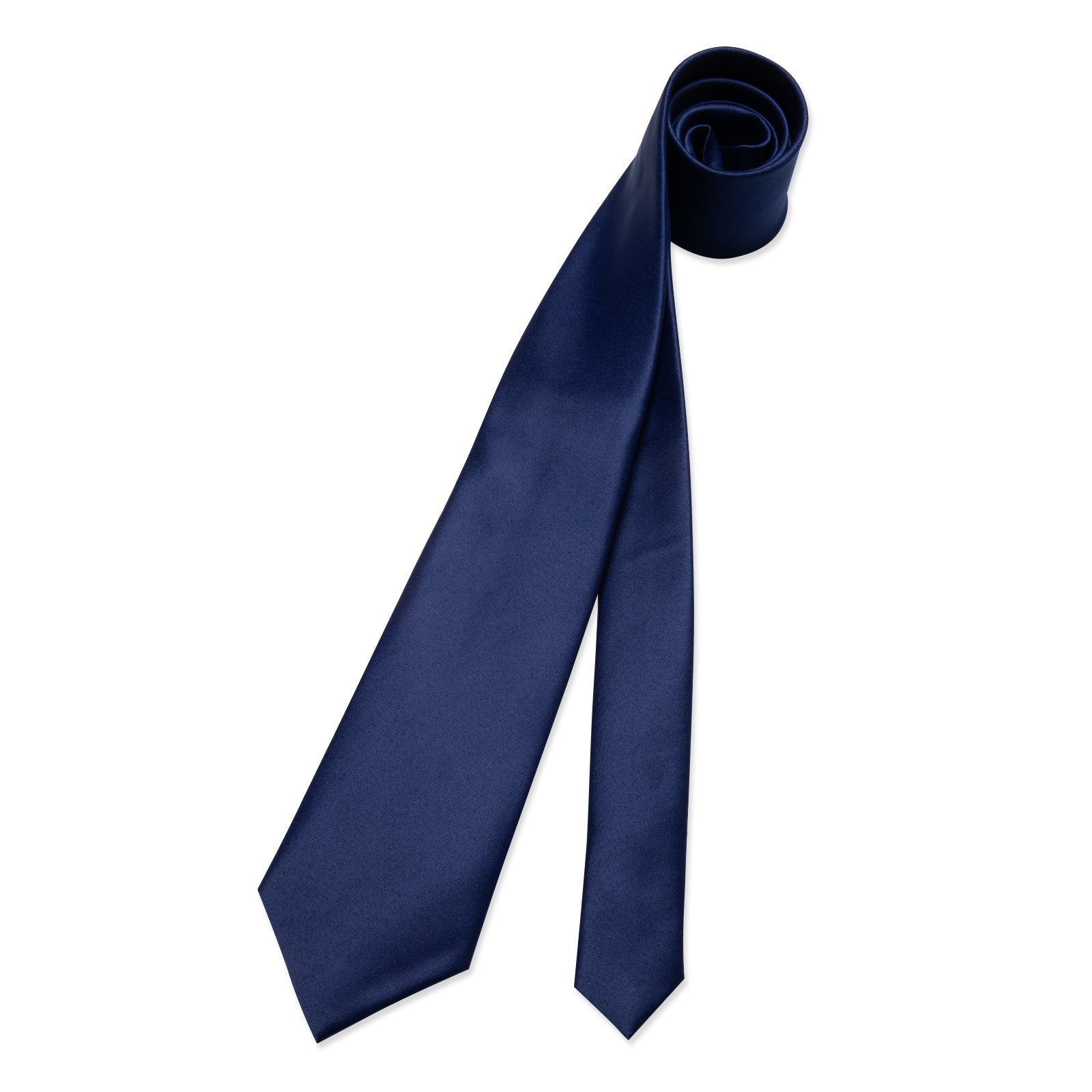 GentCrest Blue Solid Tie Hanky Cufflinks Set - Image 2