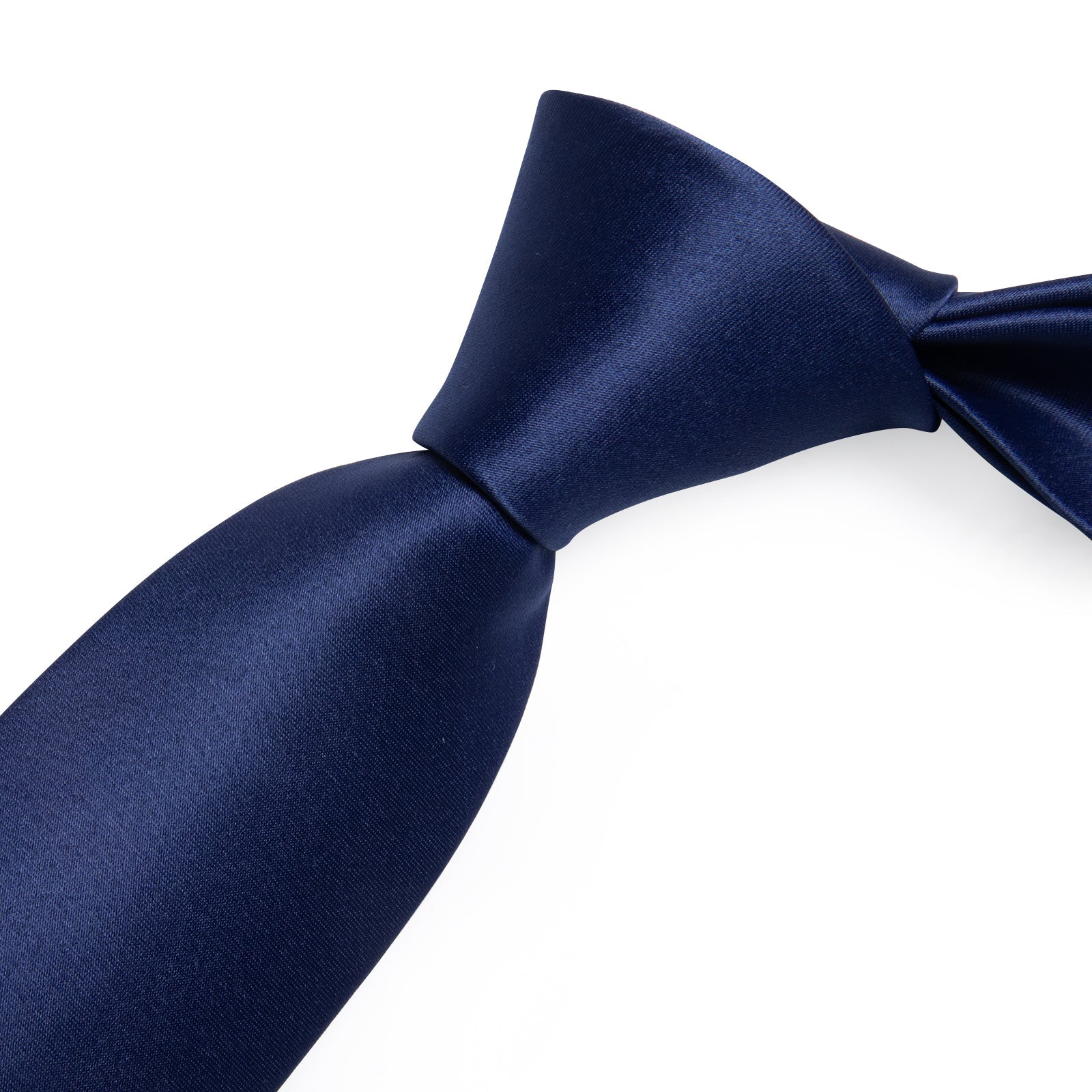 GentCrest Blue Solid Tie Hanky Cufflinks Set - Image 7