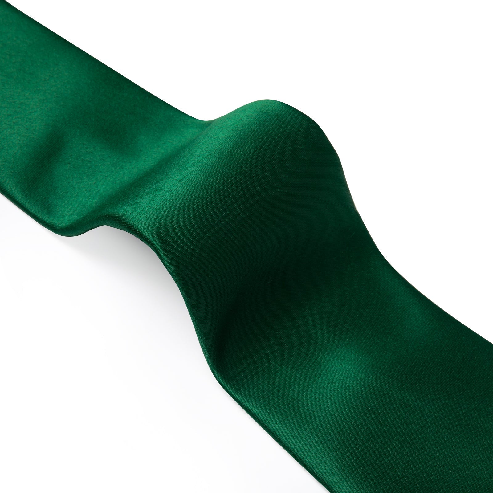 GentCrest Green Solid Tie Hanky Cufflinks Set - Image 9
