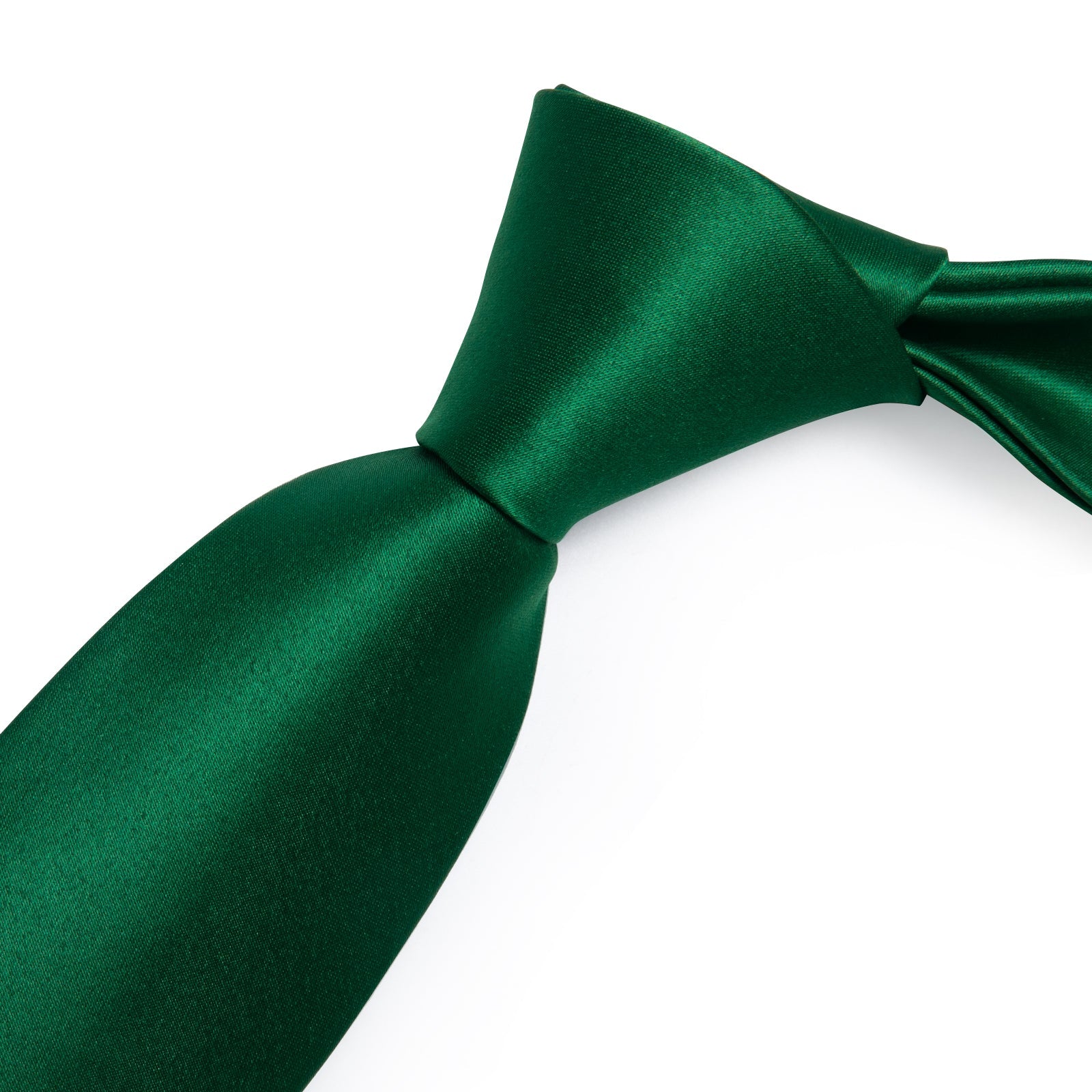 GentCrest Green Solid Tie Hanky Cufflinks Set - Image 5