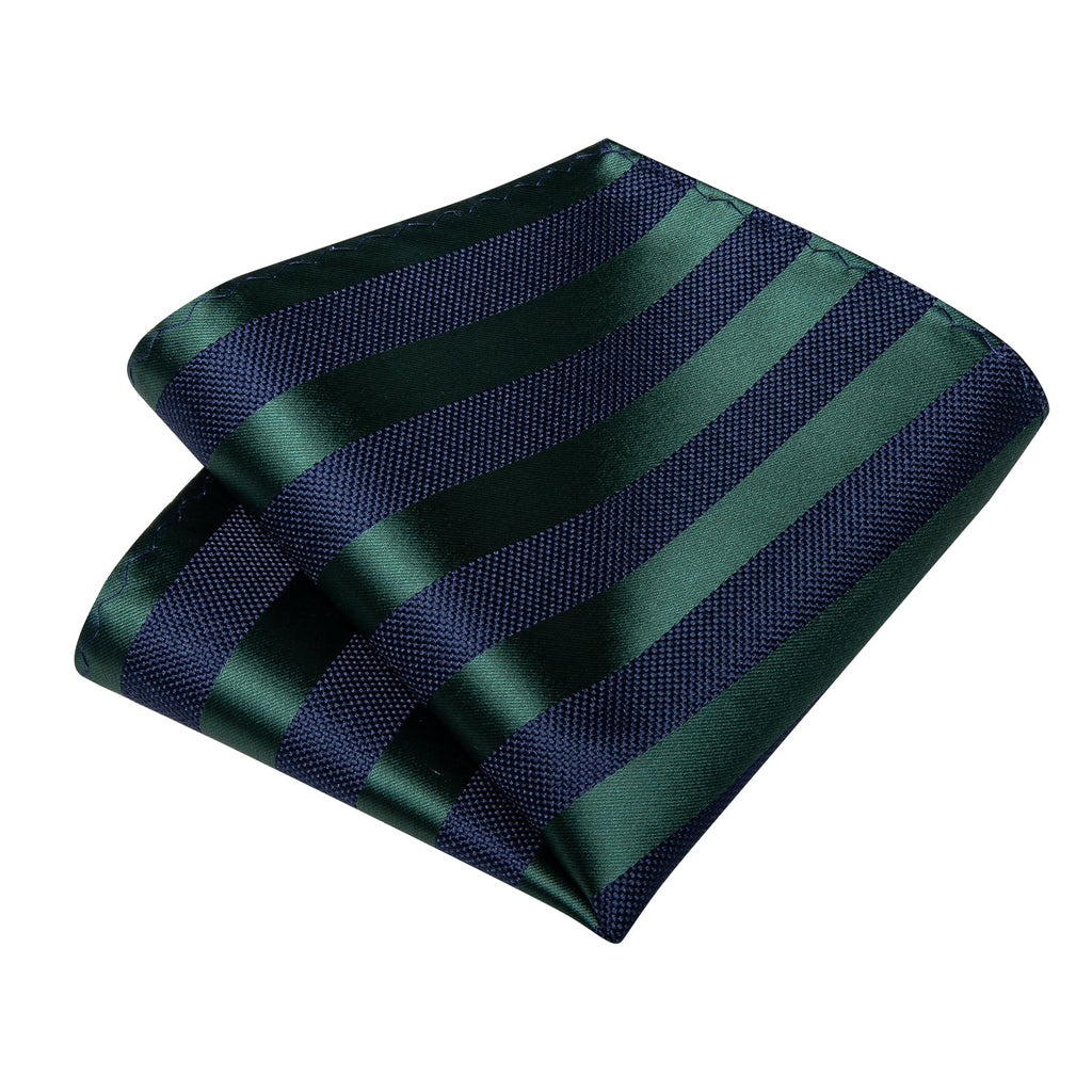 GentCrest Blue Striped Tie Hanky Cufflinks Set - Image 7