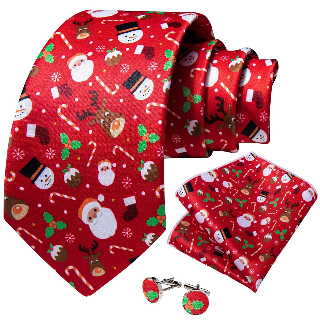 Christmas Decorations Silk Tie Set - GentCrest - View 2