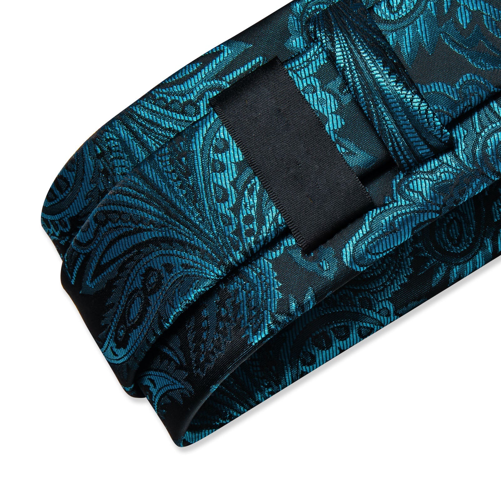 GentCrest Blue Paisley Tie Hanky Cufflinks Set - Image 5