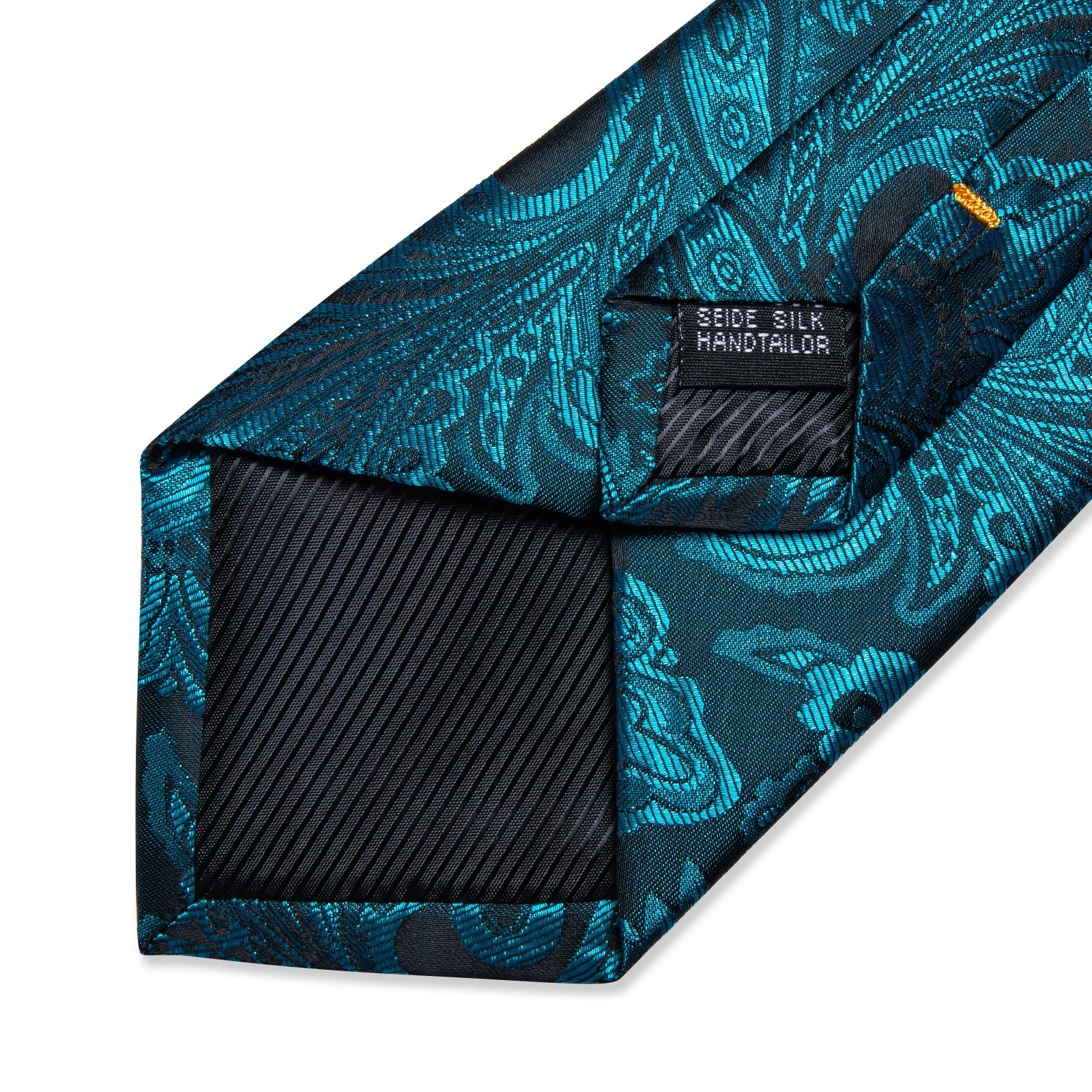 GentCrest Blue Paisley Tie Hanky Cufflinks Set - Image 6